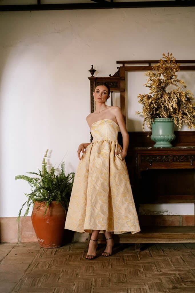 Vestido Fernanda Amarillo