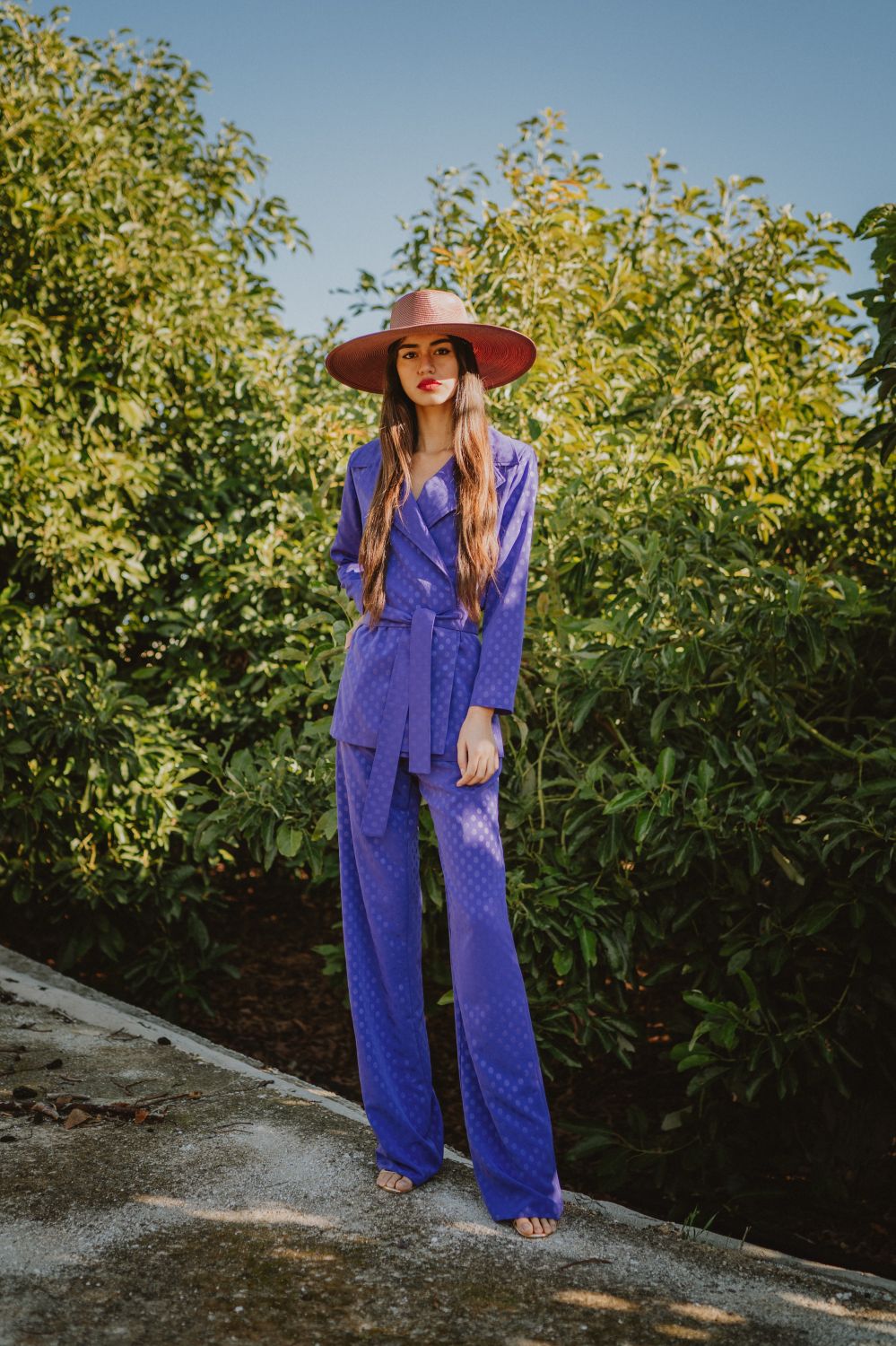 Pantalón Lunar Morado