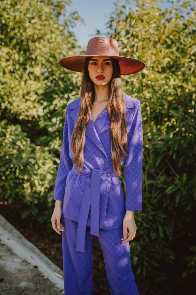 Chaqueta Lunar Morada