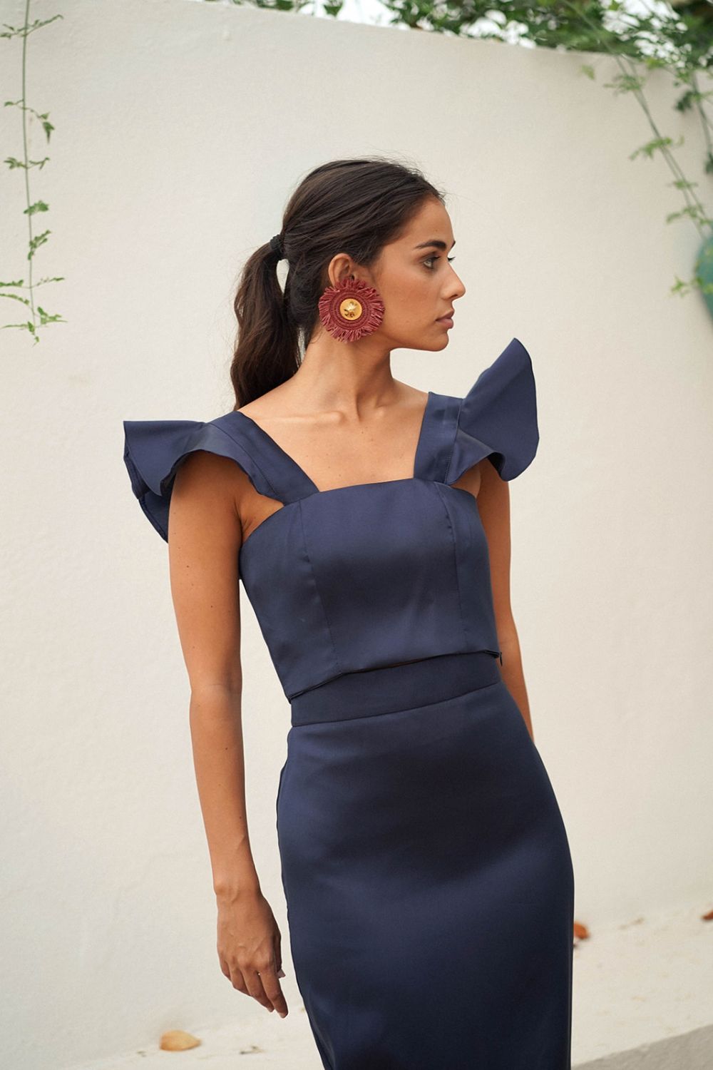 Top Dalia Azul Marino