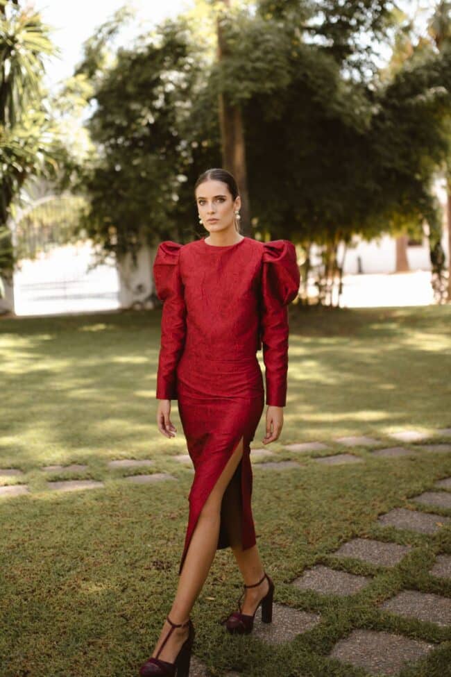 Falda Maiori Burdeos