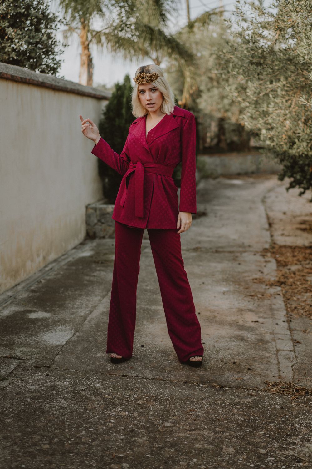 Pantalón Lunar Rojo Fresa - Imagen 2