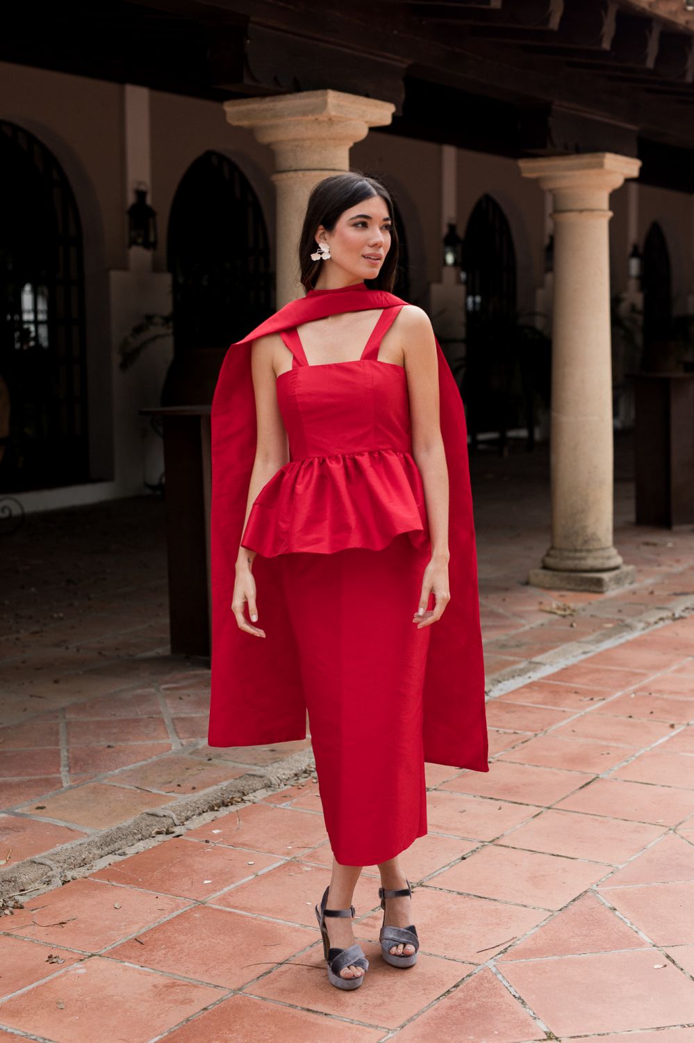 Falda Kala Rojo - Imagen 2