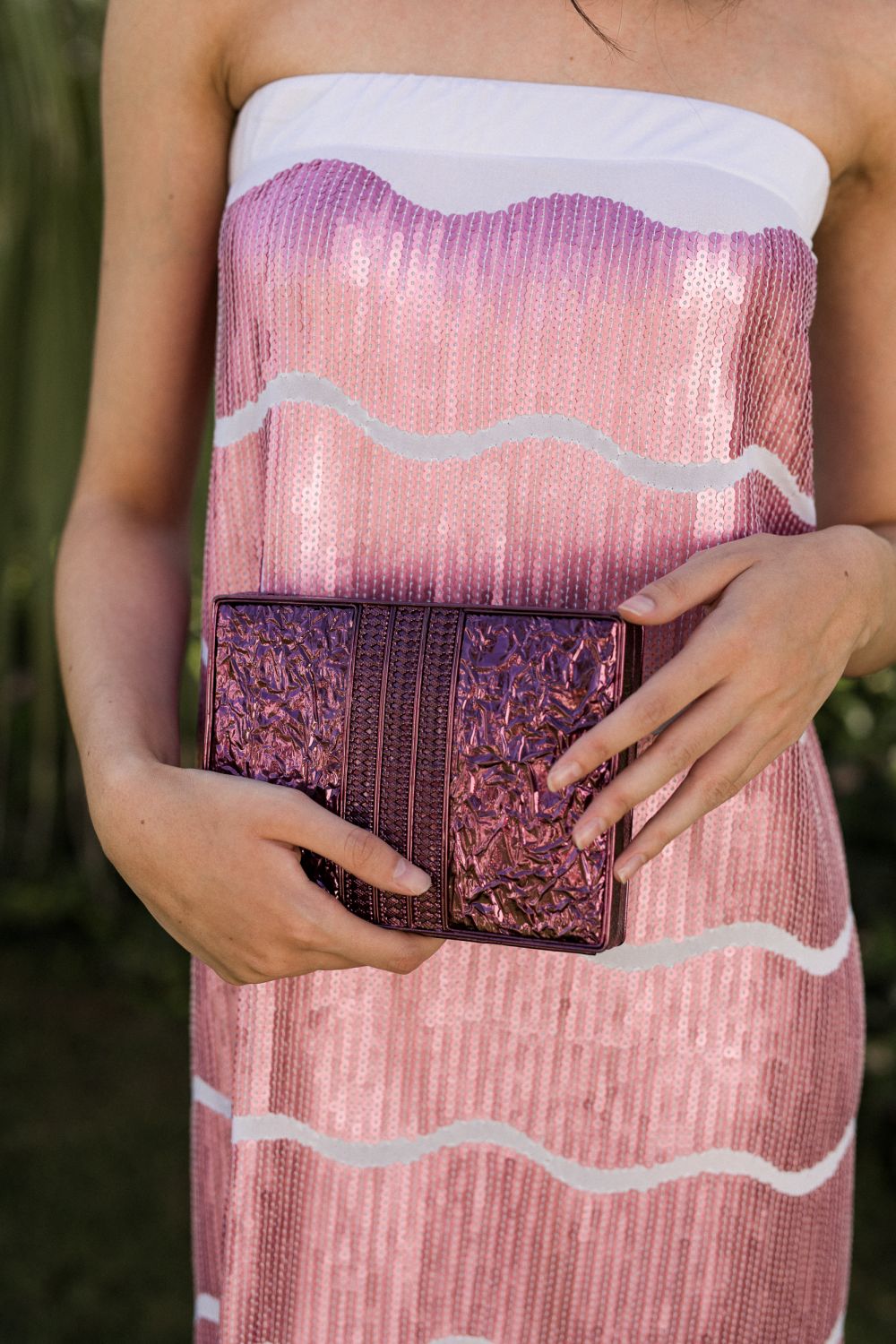 Vestido Camelia Lentejuelas Rosa - Imagen 7