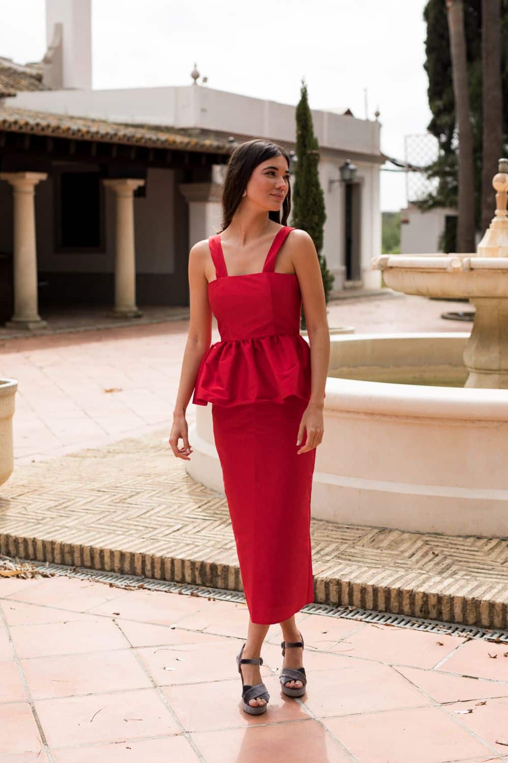 Falda Kala Rojo - Imagen 4