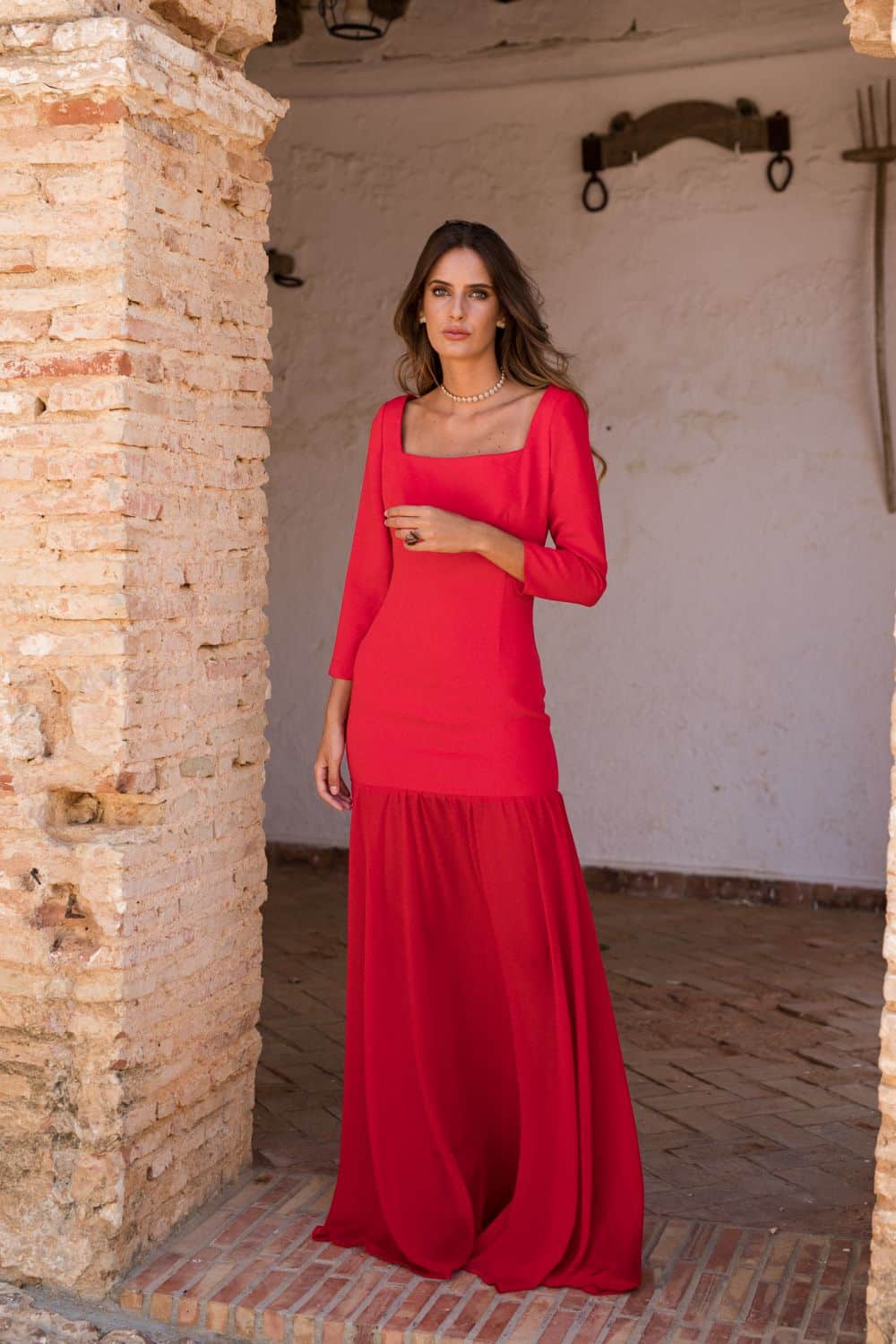 Vestido Sorrento Rojo - Imagen 3