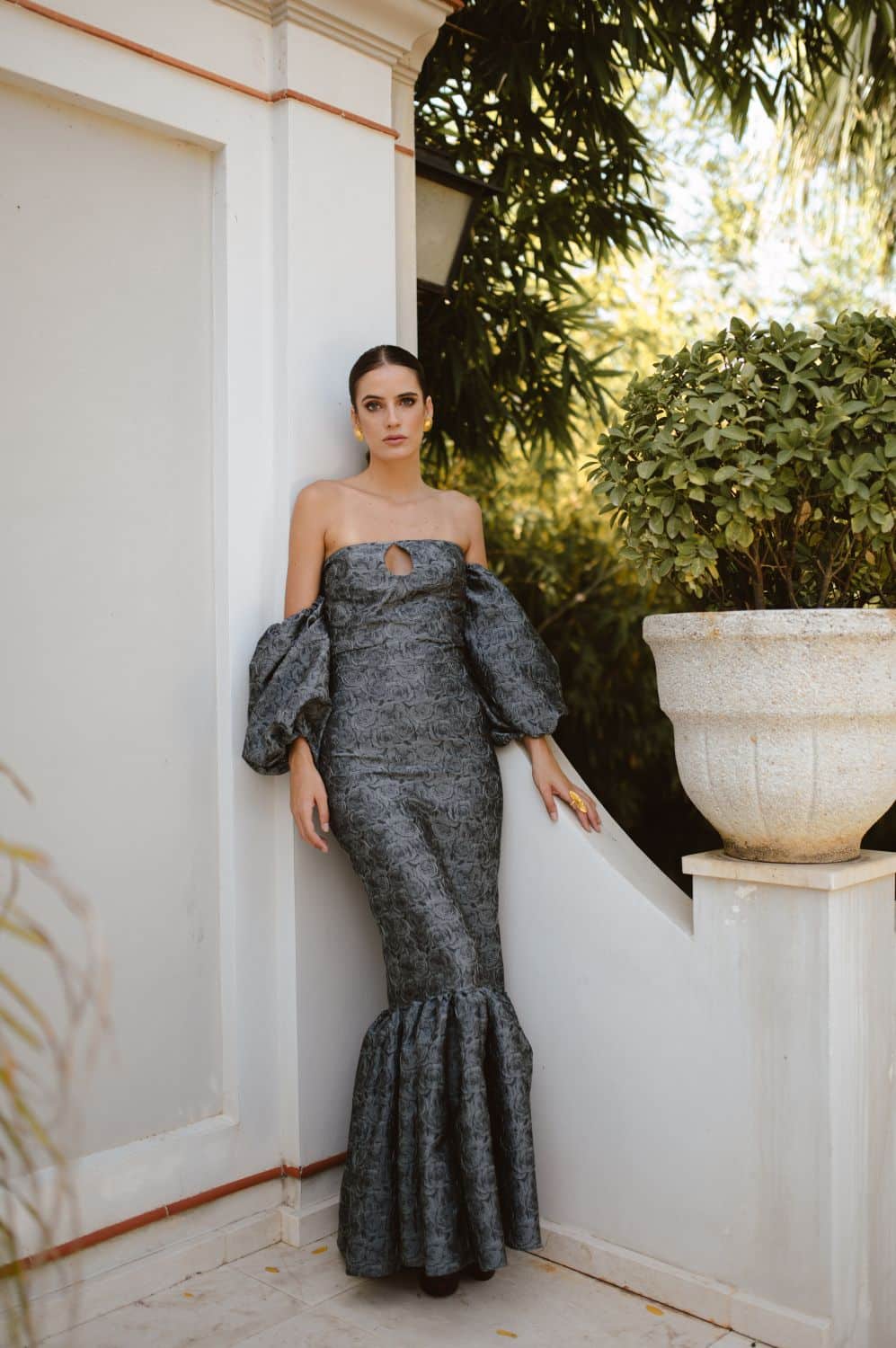 Falda Dalia Gris y Negro - Imagen 4