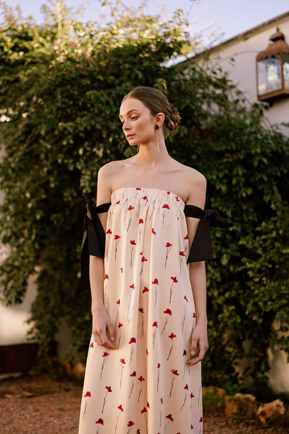 Vestido Deva Lazos Negros - Imagen 3