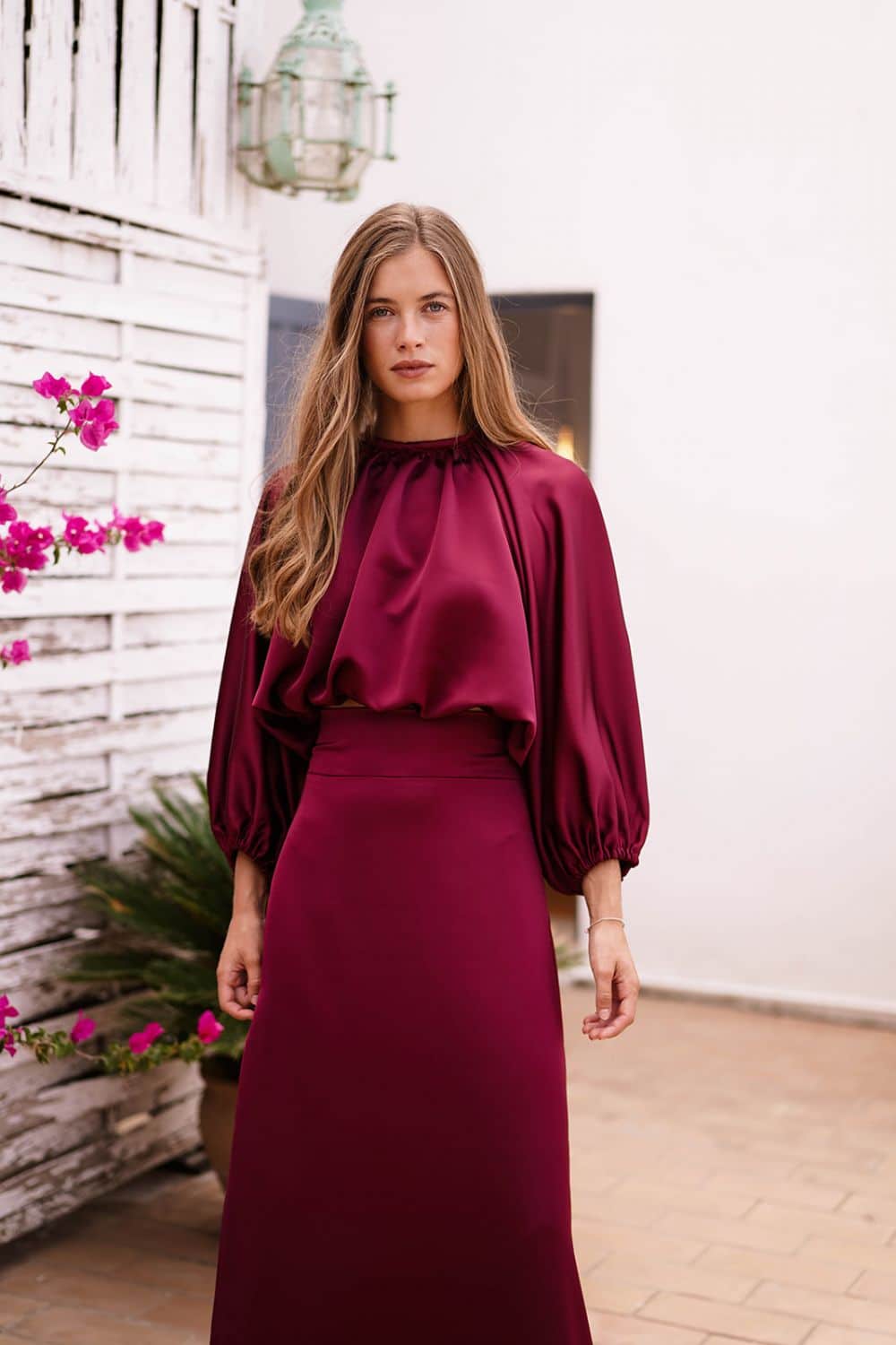 Falda Maayot Burdeos - Imagen 3